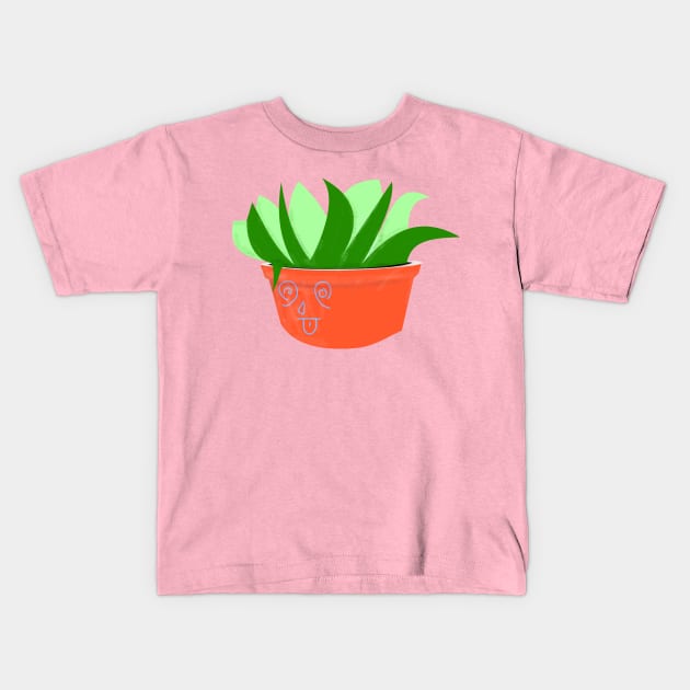 Fern boy Kids T-Shirt by notthatparker